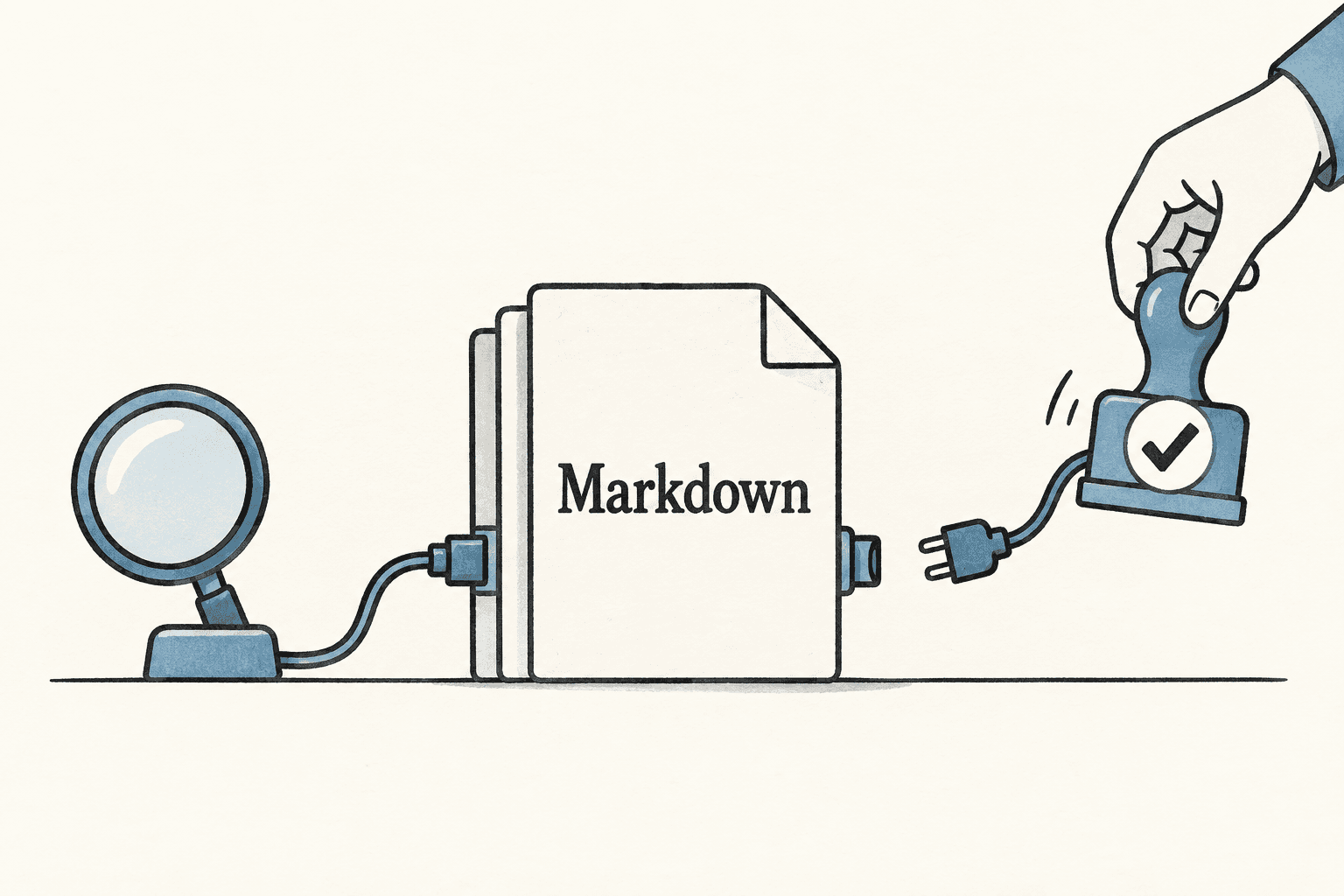 A tool can be removed while the Markdown record remains available to other tools.