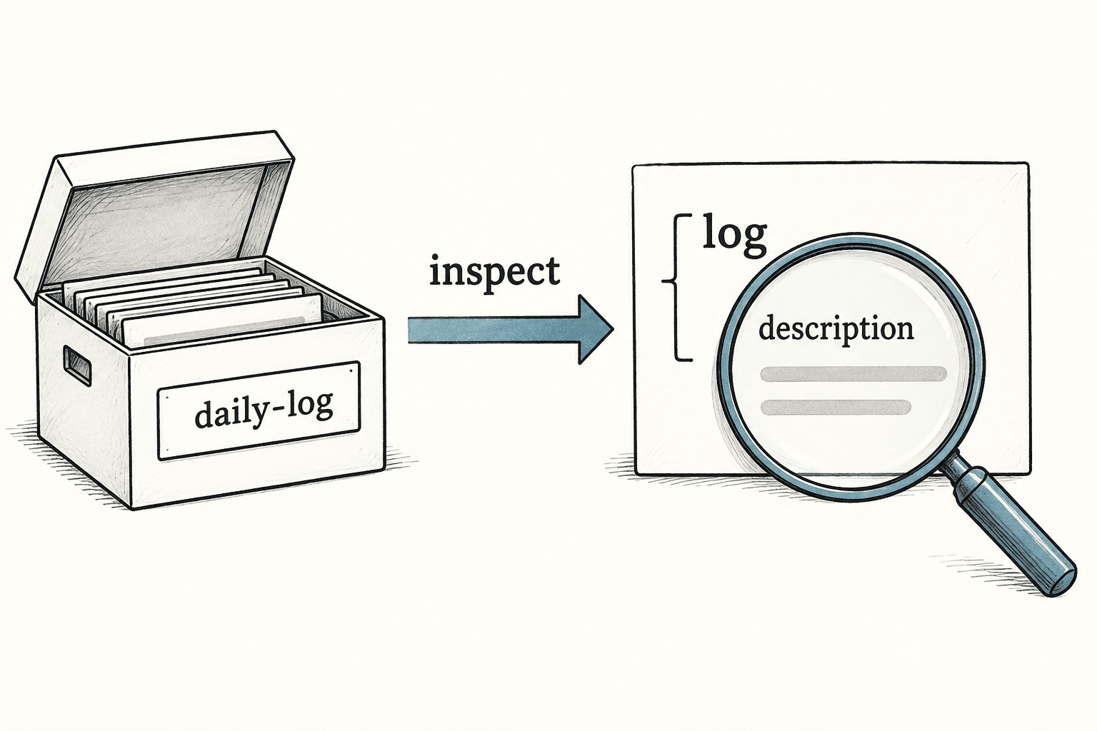 Inspect reveals a named object's method and its required description.