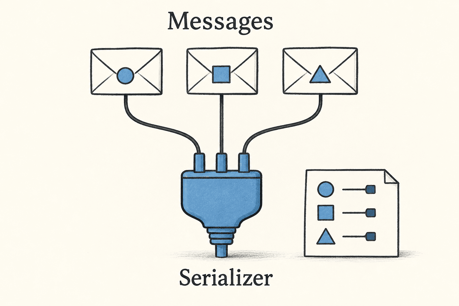 Several protocol messages depend on one shared serialization layer.